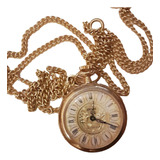 Reloj De Bolsillo Salvin Cuerda Manual De Mujer Dorado 25 Mm