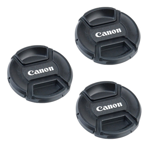 Tapa Frontal Objetivo Filtros Camaras Canon Ø52mm 3 Unidades