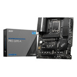 Motherboard Msi Pro Z690-a Lga1700 12va Ddr4 Atx Backup