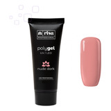 Risa Polygel Hipoalergênico Uv/led Nude Dark 50ml