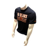 Nike Dri Fit Men's Chicago Bears Da Bears Navy Short Sle Eep