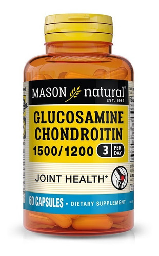 Mason Natural | Glucosamine Chondroitin 1500/1200 | 60 Caps