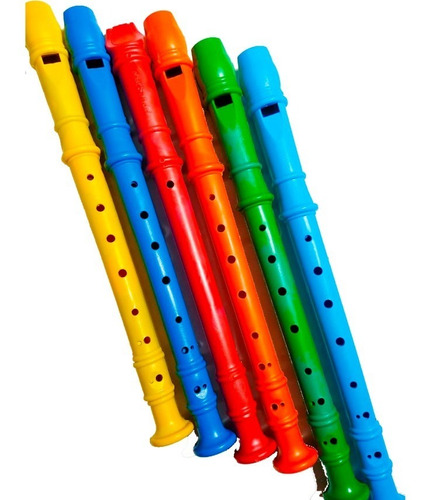  17 Flauta Doce Infantil Brinquedo Musical P/ Lembrancinha 