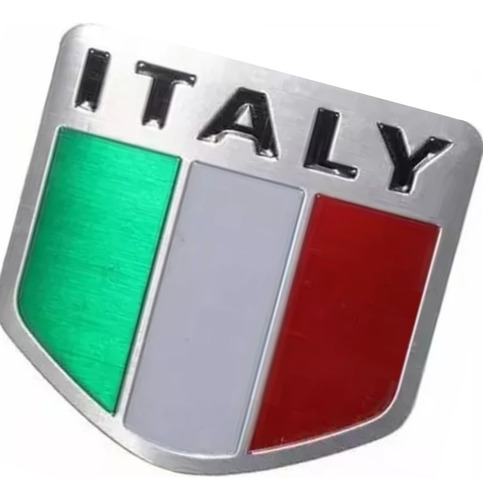 1 Bandeira Adesivo Bandeira Da Italia Italy Para Veiculos Motos Fiat 500 Toro Uno Linea Bravo Aluminio Colante 5x5cm