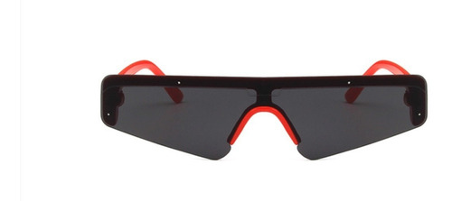 Lentes Ski Sun Rectangle Halsey Rave Dj Shield Acetato Biker