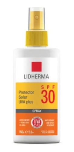 Protector Solar Uva Plus Spf 30 Spray Lidherma