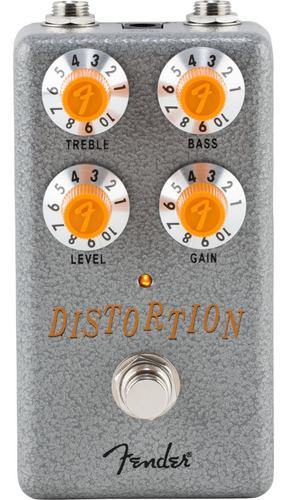 Pedal De Efeito Fender Hammertone Distortion Cor Laranja-claro