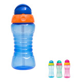 Garrafa Infantil Com Canudo 300 Ml Com Tampa Buba