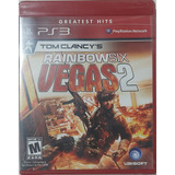 Jogo De Ps3 Rainbow Six Vegas 2 Lacrado