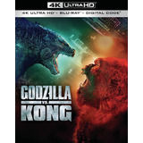 Godzilla Vs Kong Pelicula 4k Uhd + Blu-ray