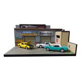 Diorama Mdf Escala 1/64 Modelo Shop Auto - Cenario Maquete