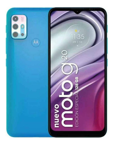  Moto G20 128 Gb Azul Glaciar 4 Gb Ram