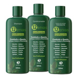 Kit Shampoo + Cond +hidratante Profissional 12 Ervas Trihair