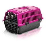 Caixa De Transporte Pet Love Travel Nº2 Rosa Pet Injet