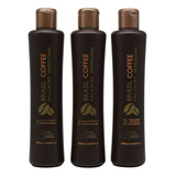 Kit Alisado Keratina Brasil Coffee Profesional 1000ml