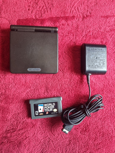 Game Boy Advance Sp Black Onyx Original Ags 001