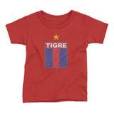 Remera Futbol Tigre Escudo Pecho Roja Talle Niño