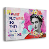 Spiritualhands Frida Kahlo - Poster Enmarcado Para Pared, De