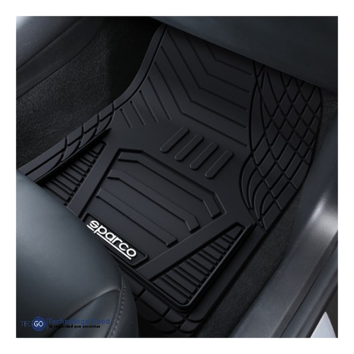 Funda Cubre Piso Sparco Corsa 5 Piezas Pvc Negro Foto 4