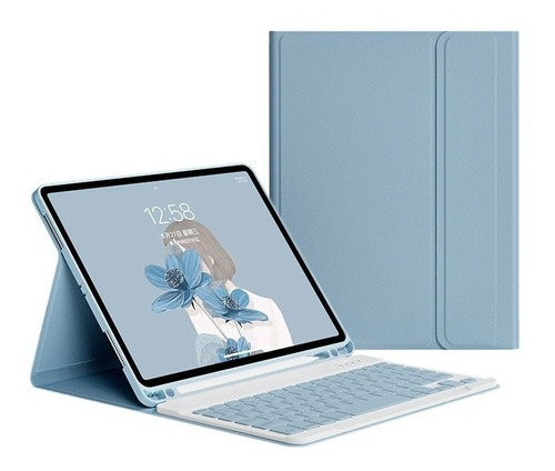 Funda Con Teclado Para iPad 10,2 Pulgadas 7th/8th/9th Gen