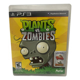 Plants Vs Zombies Playstation 3 Ps3 Medio Uso