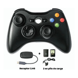 Control Compatible Con Xbox 360 Inalámbrico+kit Cable Y Pila