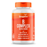 Complexo B Vegano 60cps, B Complex, Até500% Vd, Biogens Full