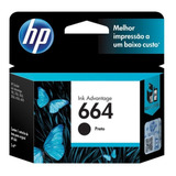 Cartucho De Tinta Hp 664 Preto Original Ink Advantage