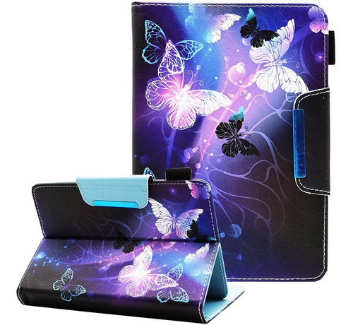 Nannxiebky Funda Universal Para Tablet Android De 10 10.1 Pu