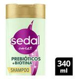 Shampoo Sedal Prebióticos + Biotina 340 Ml