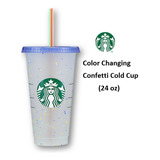 Vaso Original Starbucks Venti Confetti Edición Limitada 24oz