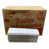 Toallas Intercaladas 20x24 Blancas Baño Dispenser X2000u