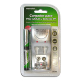 Cargador Pilas Macrotel + 2 Pilas Aa 2500mha / Tecnofactory