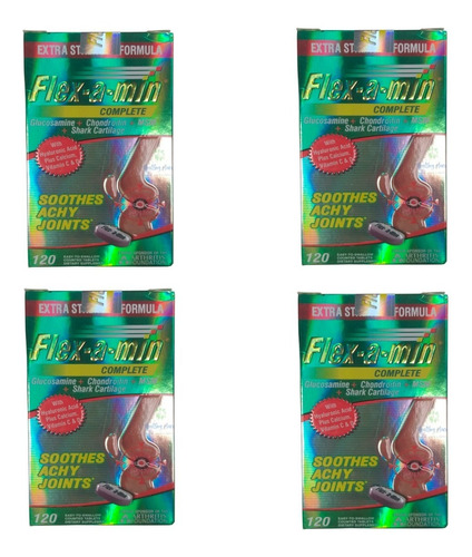 Flex-a-min Cartilago De Tiburon Oferta X 4 - L a $1