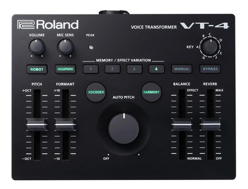 Procesador De Voz Roland Vt4 Voces Transformador Efectos