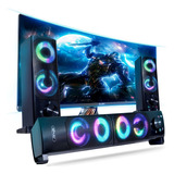 Caixa De Som Subwoofer Soundbar Portátil Tv Smart Computador