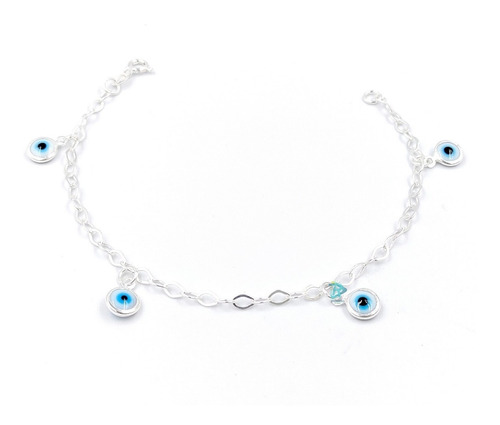 Pulseira Bracelete Feminina Prata925 Zirconias Color Mod.03