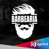 Adesivo Decorativo Barbearia Parede Tambor Tonel Vidro Personalizado Com Seu Nome