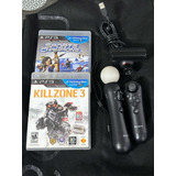 Playstation Move Play 3, Camara, 2 Controles Y 2 Juegos