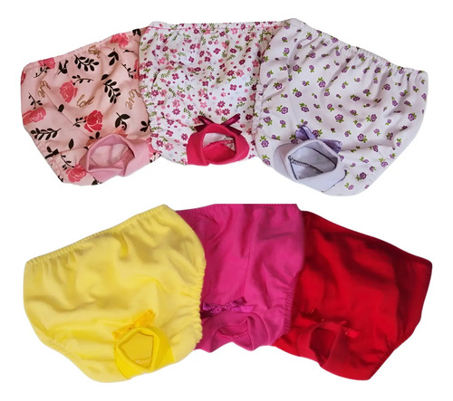 Kit 3 Peças Calcinha\u002Fhigiênica Raças Pequena\u002Fmédia Roupa Pet | Parcelamento sem juros