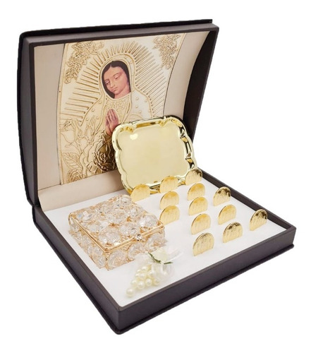 Arras Matrimoniales Laminadas Oro 14k Virgen De Guadalupe