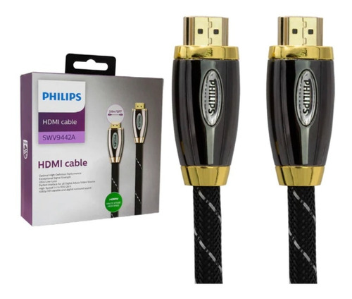 Cable Hdmi De 3,6 Mts 4k Con Hdr Y Earc Philips Ps5 Xbox