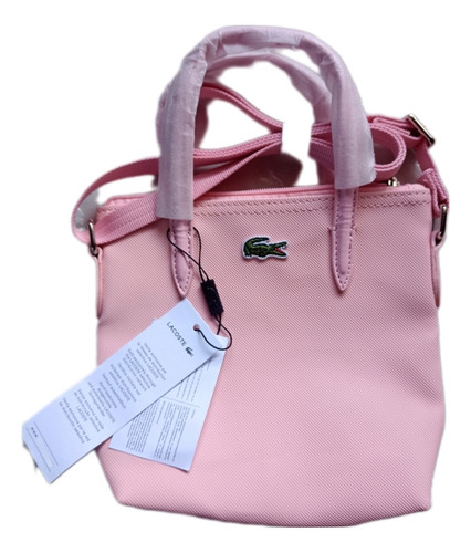 Crossbody Lacoste Original Rosa Cruzada Nueva 