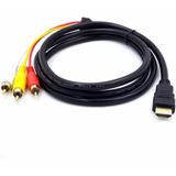 Cable Hdmi A Rca Audio Video Tv Lcd Tubo