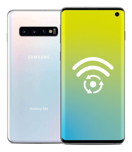 Celular Samsung S10 Plus 128 Gb Blanco - Reacondicionado