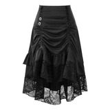 Faldas Con Cordón De Encaje Estilo Gótico Retro Vintage [u]