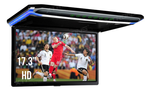 Pantalla Toldo Techo 17.3 Pulgadas Hdmi Usb Sd Auxiliar Luz