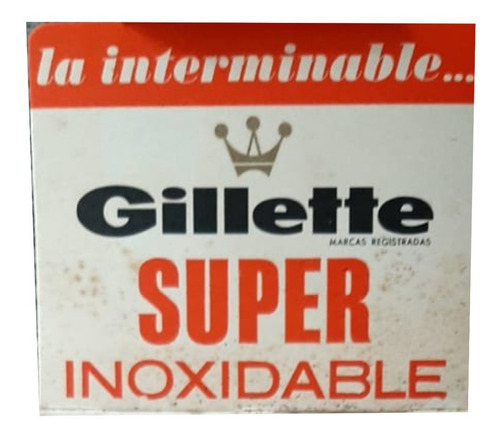 Gillette Súper Inoxidable. Hojitas De Afeitar 