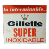 Gillette Súper Inoxidable. Hojitas De Afeitar 