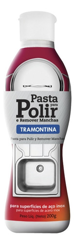 Tramontina Pasta Para Polir E Remover Manchas Superficies Aço Inox 200g